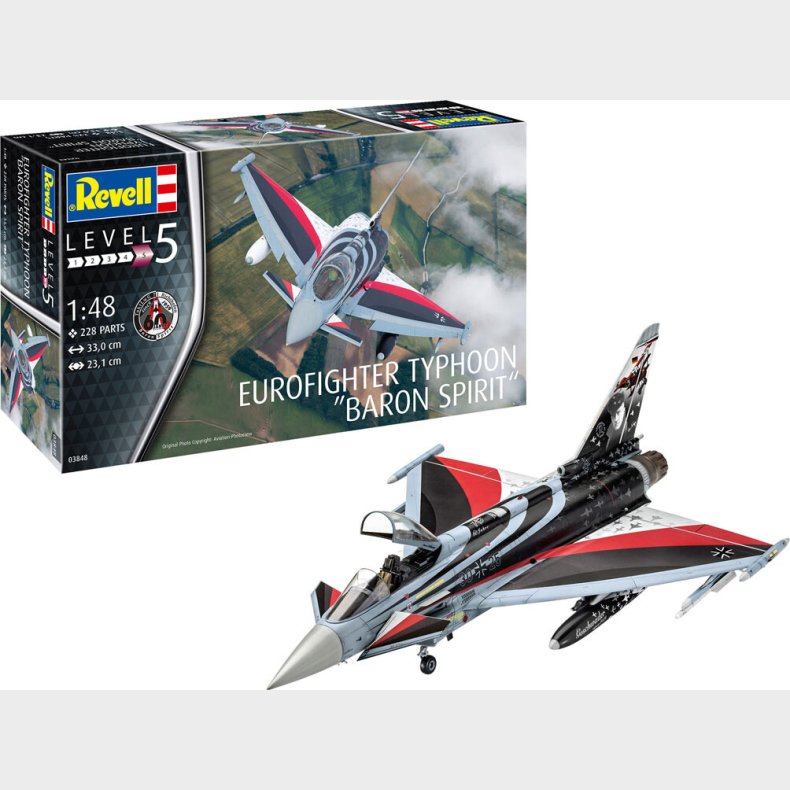 Revell - Eurofighter Typhoon Baron Spirit Modelfly Byggest - 1:48 - Level 5 - 03848