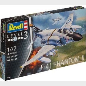 Revell - F-4j Phantom Ii Modelfly Byggest - Level 3 - 03941