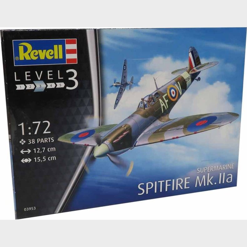 Revell - Supermarine Spitfire Mk.iia Fly - 1:72 - Level 3 - 03953