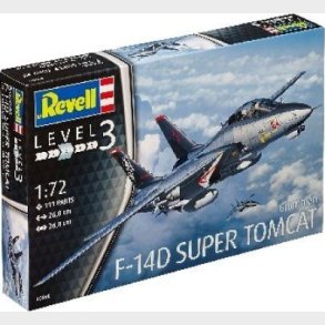 Revell - Grumman Super Tomcat Byggest - 1:72 - Level 3 - 03960
