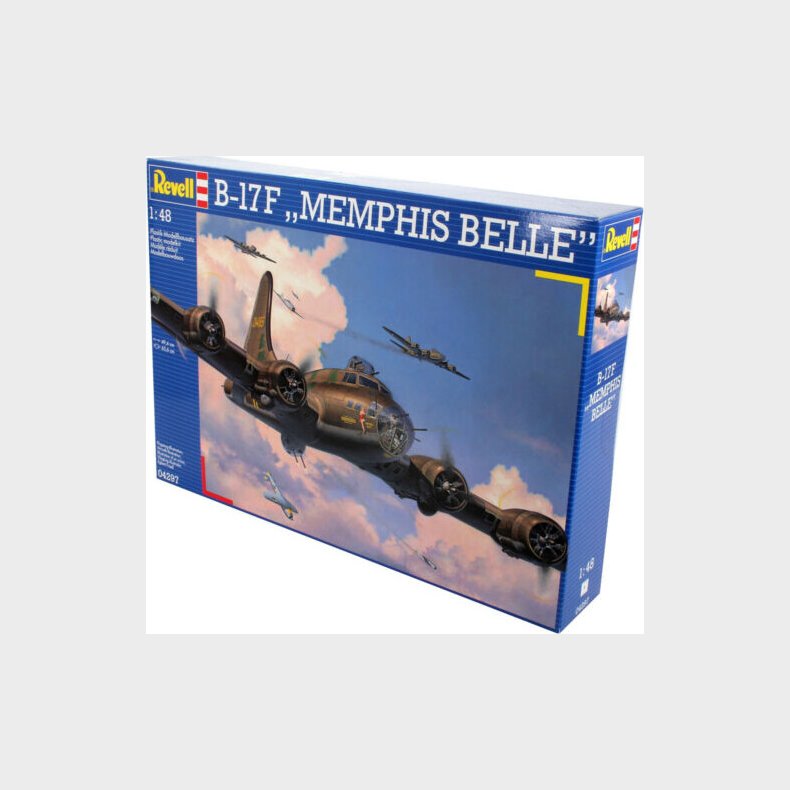 Revell - B-17f Memphis Belle Modelfly Byggest - 1:48 - 04297