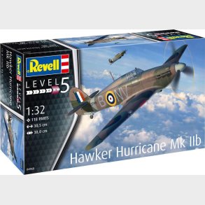 Revell - Hawker Hurricane Mk Iib Modelfly Byggest - 1:35 - 03343