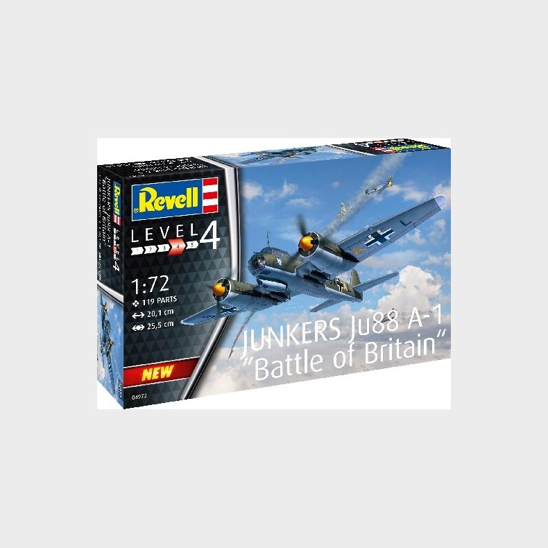 Revell - Junkers Ju-88 Fly Byggest - Battle Of Britain - 1:72 - 04972