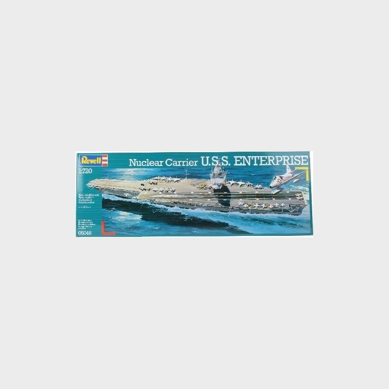 Revell - Nuclear Carrier Uss Enterprise Skib Byggest - 1:720 - 05046