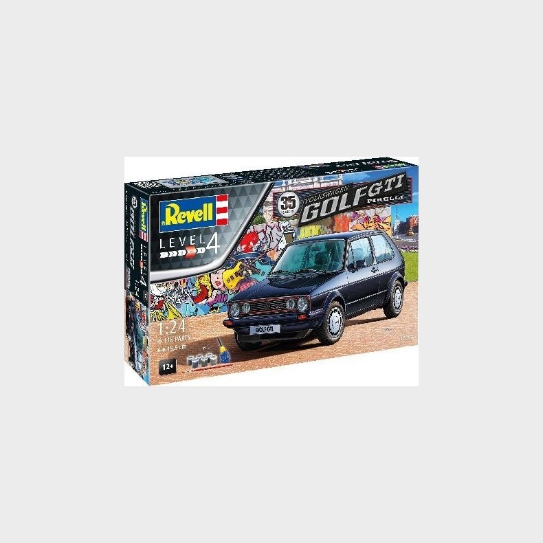 Revell - Vw Golf Gti Bil Byggest - 1:24 - Level 4 - 05694