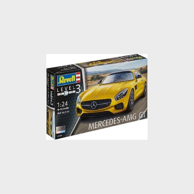 Revell - Mercedes Amg Gt Bil Byggest - 1:24 - Level 3 - 07028
