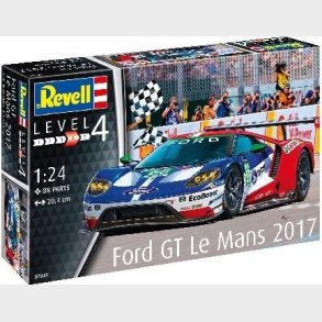 Revell - Ford Gt Le Mans 2017 Byggest - 1:24 - Level 4 - 07041
