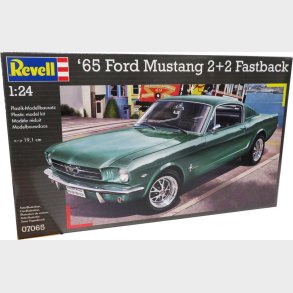 Revell - '65 Ford Mustang Fastback Bil Byggest - 1:24 - 07065