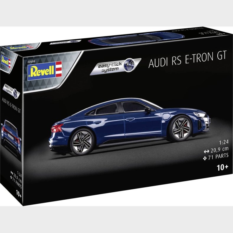 Revell - Audi E-tron Gt Easy-click Modelbil Byggest - 07698