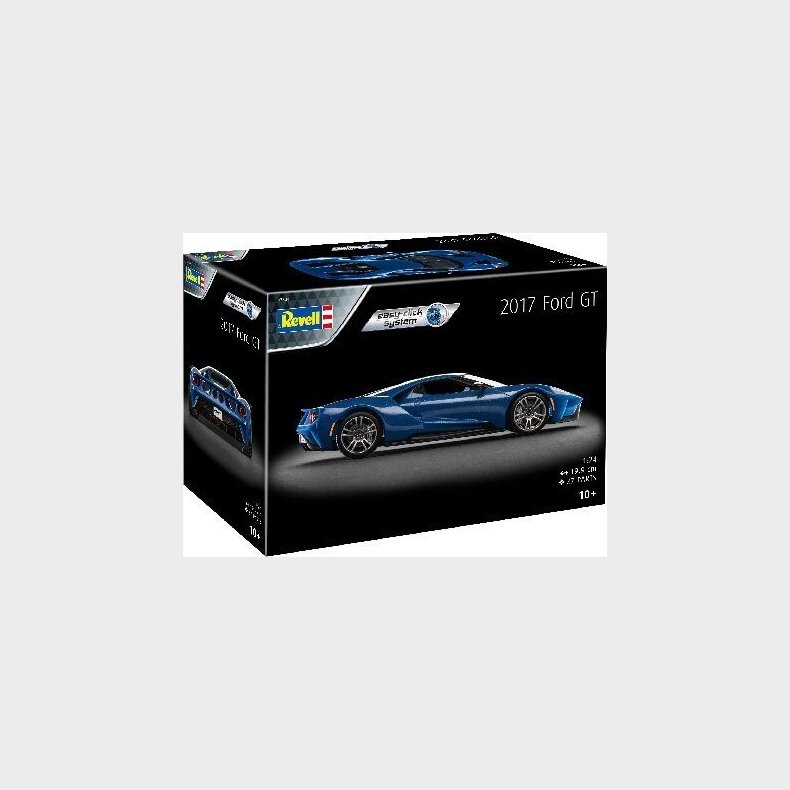Revell - 2017 Ford Gt Bil Byggest - 1:24 - Easy Click - 07824