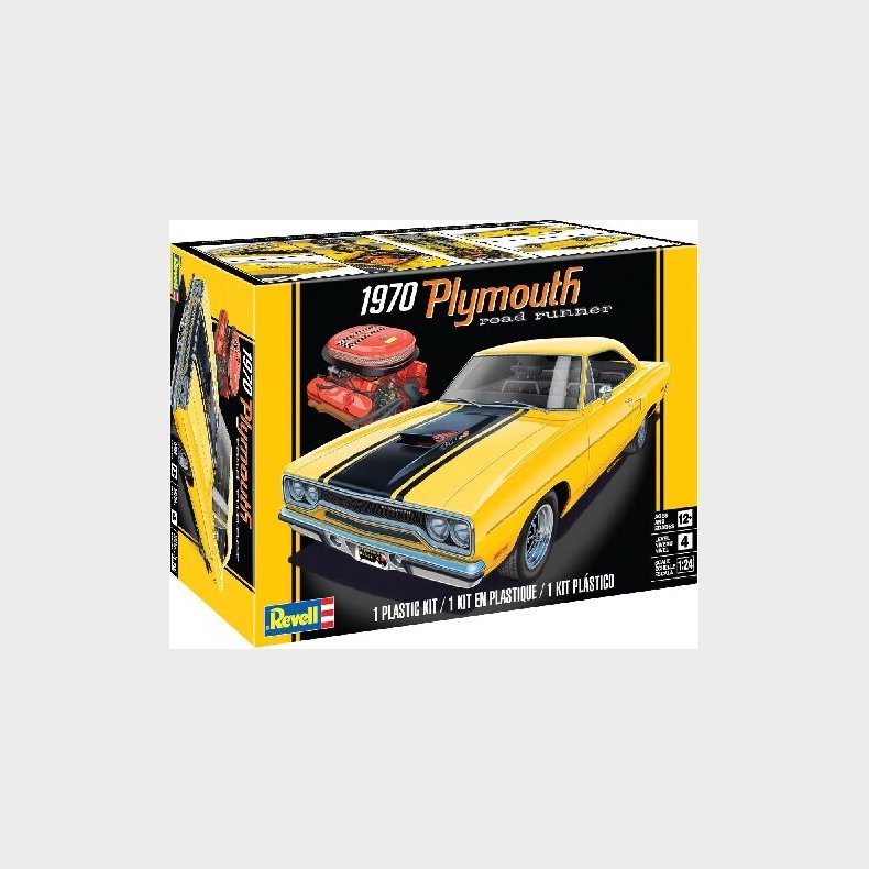 Revell - 1970 Plymouth Roadrunner Modelbil - 1:24 - 14531