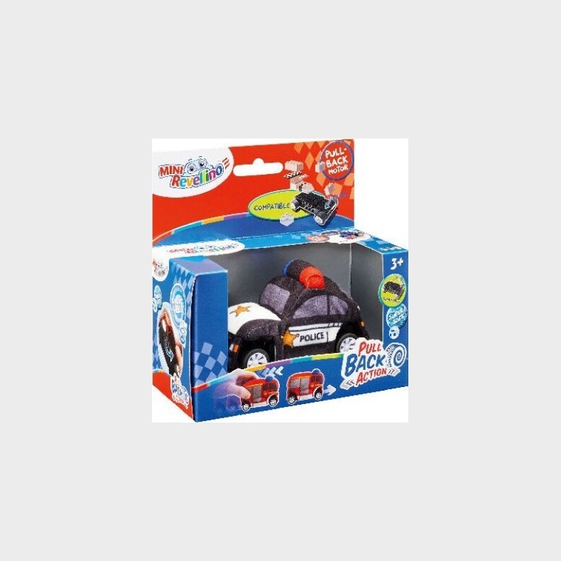 Pull Back Bil Legetj - Politi - Mini Revellino