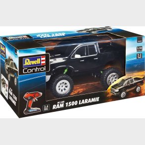 Dodge Ram 1500 Laramie Fjernstyret Bil - 1:10 - Revell Control - Sort