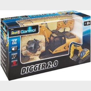 Revell Control - Digger 2.0 - Fjernstyret Gravemaskine - 1:16