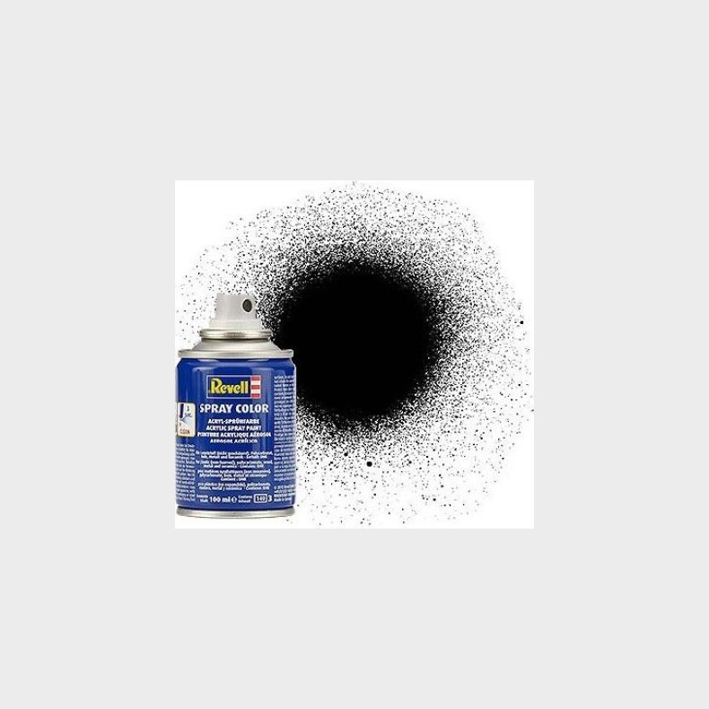Revell - Spray Color Spraymaling - Black Silk 100 Ml