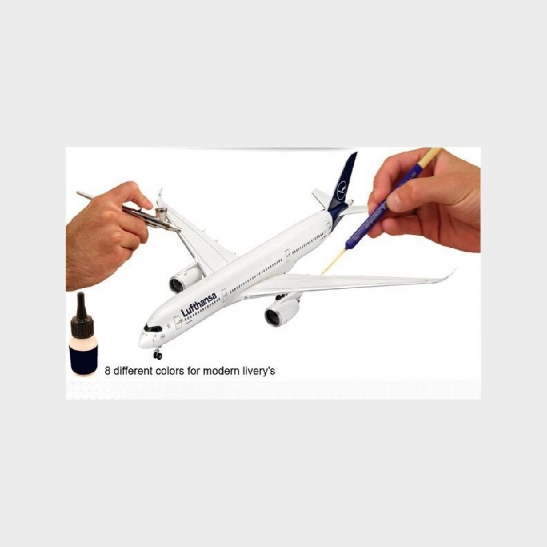 Revell - Model Maling St - Modern Airliner - 8x17 Ml