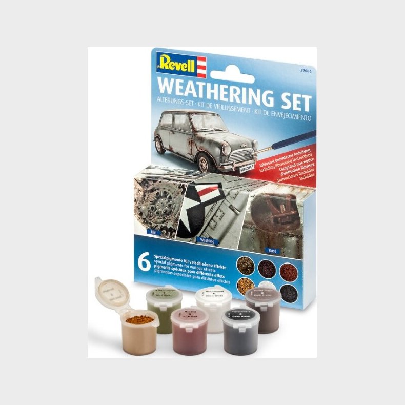 Revell - Maling St - Weathering - 6 Pigmenter