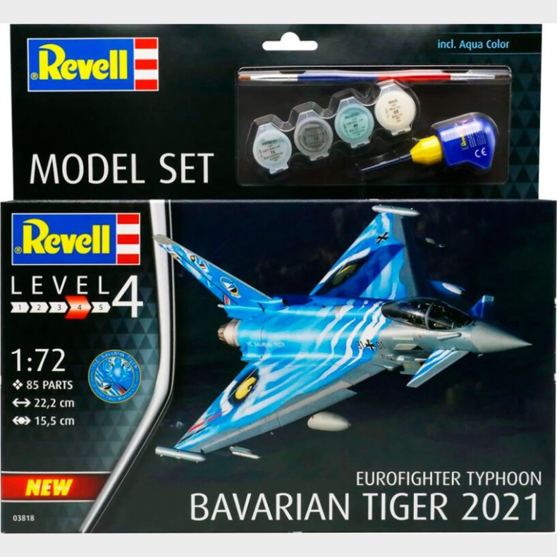 Revell - Eurofighter Typhoon Fly Byggest - 1:72 - Level 4 - 63818