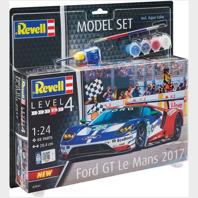 Revell - Ford Gt Le Mans Byggest Inkl. Maling - 1:24 - Level 4 - 67041