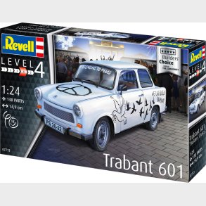 Revell - Trabant 601s Male Byggest Modelbil - Level 4 - 67713