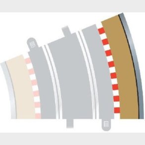 Scalextric - Radius 3 Outer Borders & Barriers Til C8204 - C8224