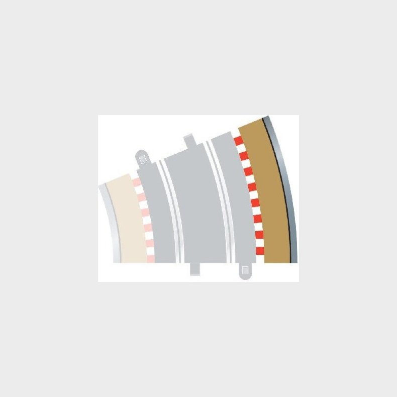Scalextric - Radius 3 Outer Borders &amp; Barriers Til C8204 - C8224