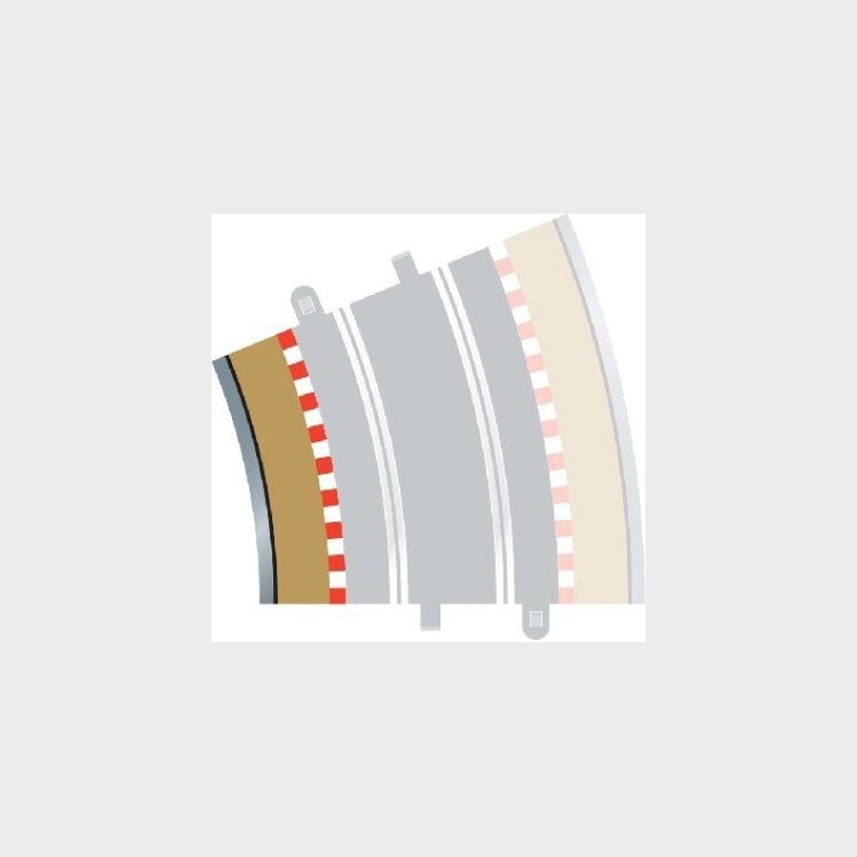 Scalextric - Radius 4 Inner Borders &amp; Barriers Til C8235 - C8282