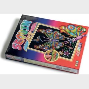 Sequin Art - Sommerfugl - 25 X 34 Cm