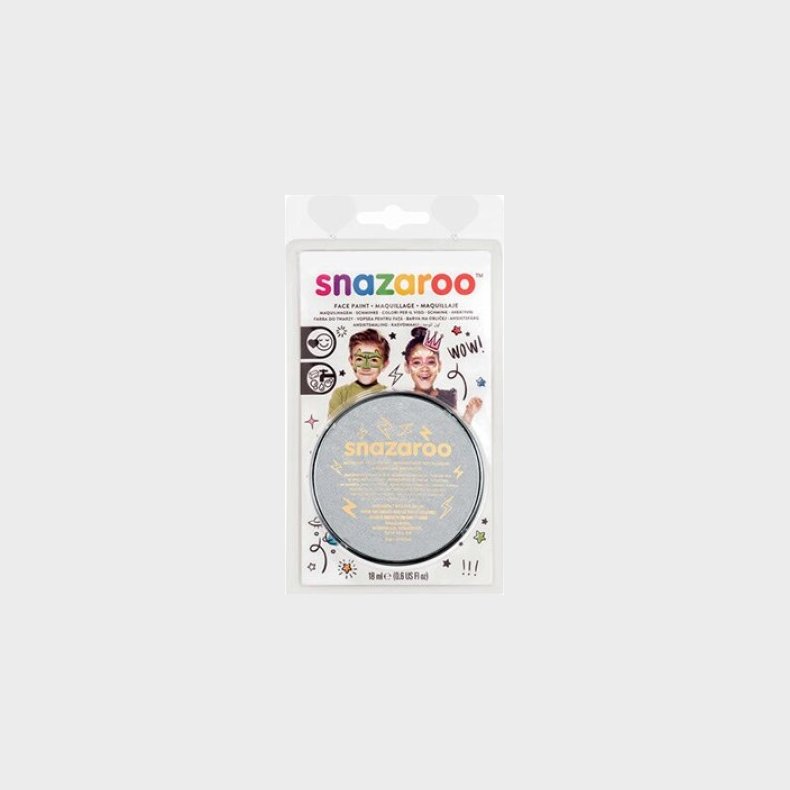 Snazaroo - Ansigtsmaling - Slv - 18 Ml