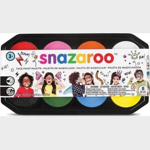 Snazaroo - Ansigtsmaling Palette Med 8 Farver