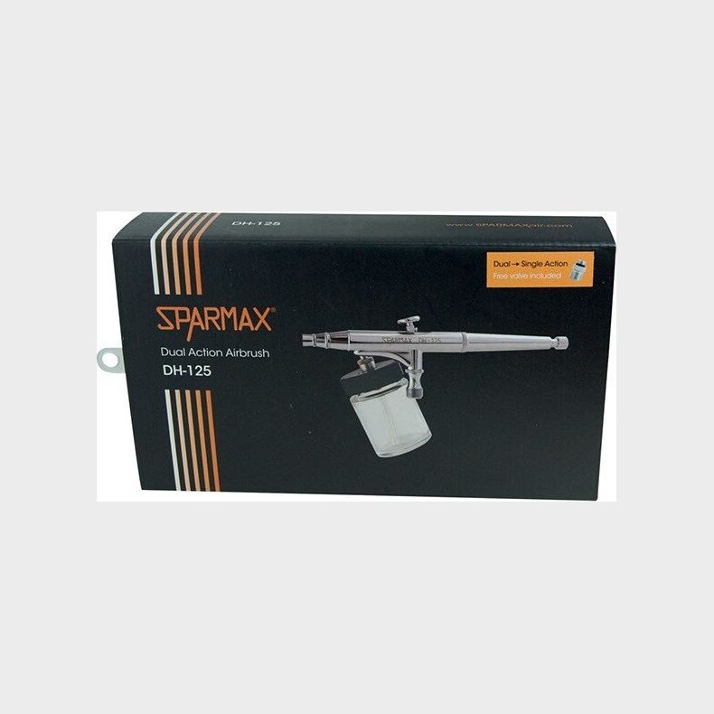 Sparmax Dh-125 - Airbrush Til Hobby - Dual Action - 0,5 Mm
