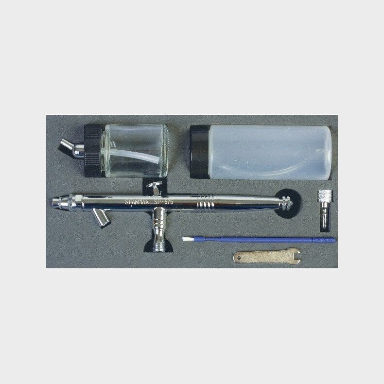 Sparmax Sp-575 - Airbrush Til Hobby - Bottom Feed - 0,5 Mm 80 Cc