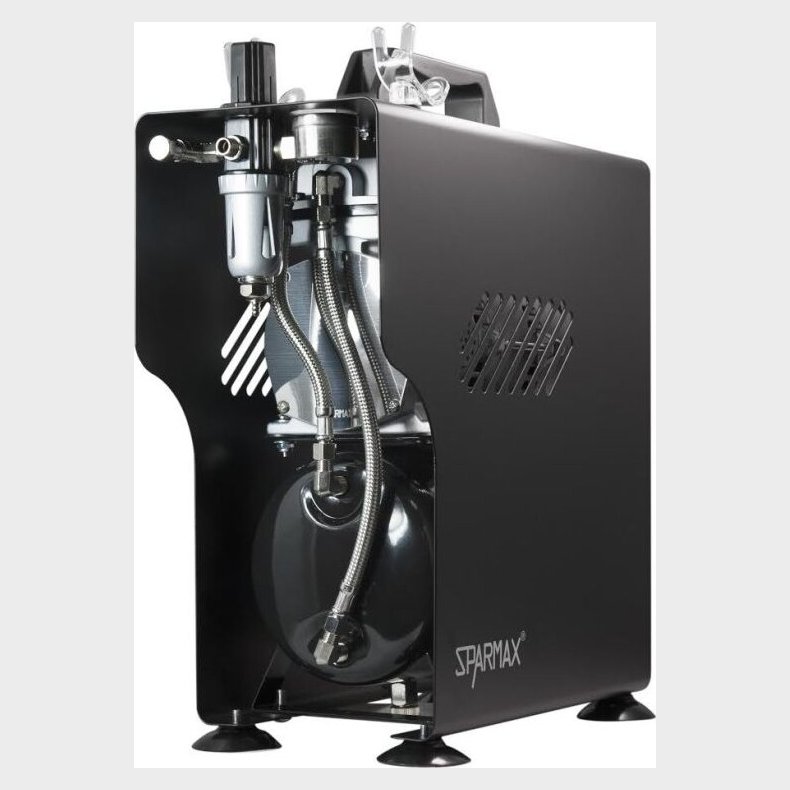 Sparmax Tc-610h Plus - Airbrush Kompressor - 23-28 Lpm 60 Psi