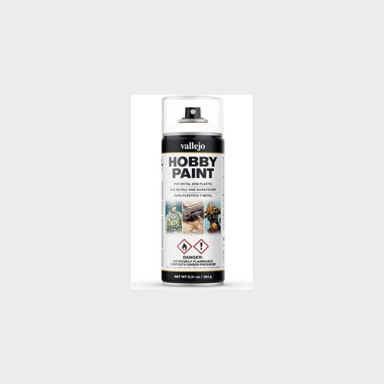 Vallejo - Hobby Paint Spraymaling - Basic White 400 Ml