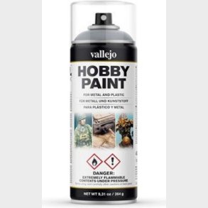 Vallejo - Hobby Paint Spray Maling - Basic Grey 400 Ml