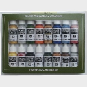 Vallejo - Maling St Til Modelhobby - Basic - 16 Farver