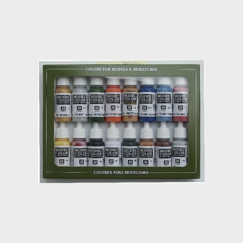 Vallejo - Maling St Til Modelhobby - Basic - 16 Farver