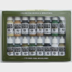 Vallejo - Model Color Maling St - Wwii Allierede - 16x17 Ml