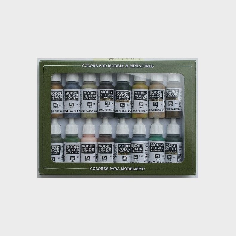 Vallejo - Model Maling St - German Wwii Camo - 16x17 Ml