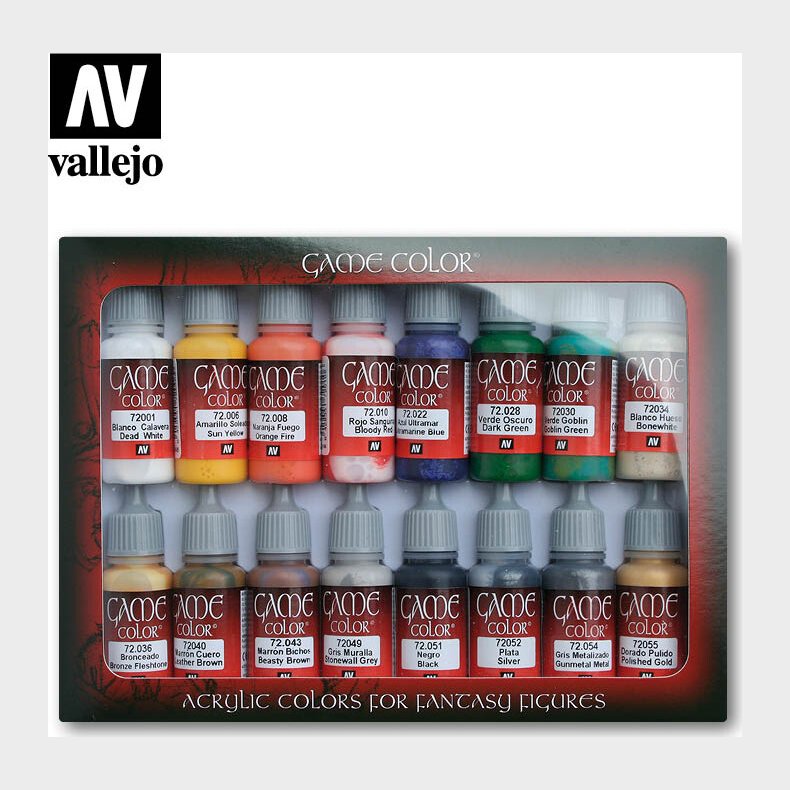 Vallejo - Game Color Maling St - Basic - 16x17 Ml
