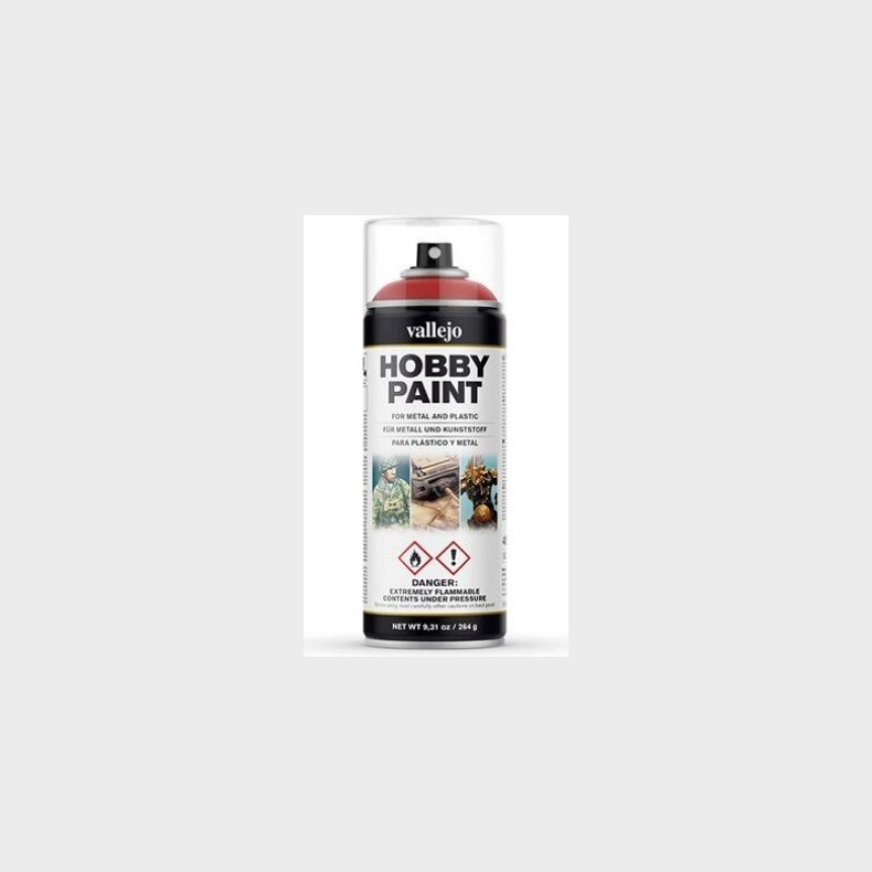 Vallejo - Hobby Paint Spraymaling - Fantasy Scarlet Red 400 Ml