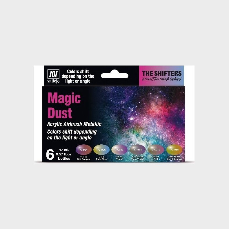 Vallejo - Shifters Magic Dust Maling St Til Modelhobby - 6x17 Ml