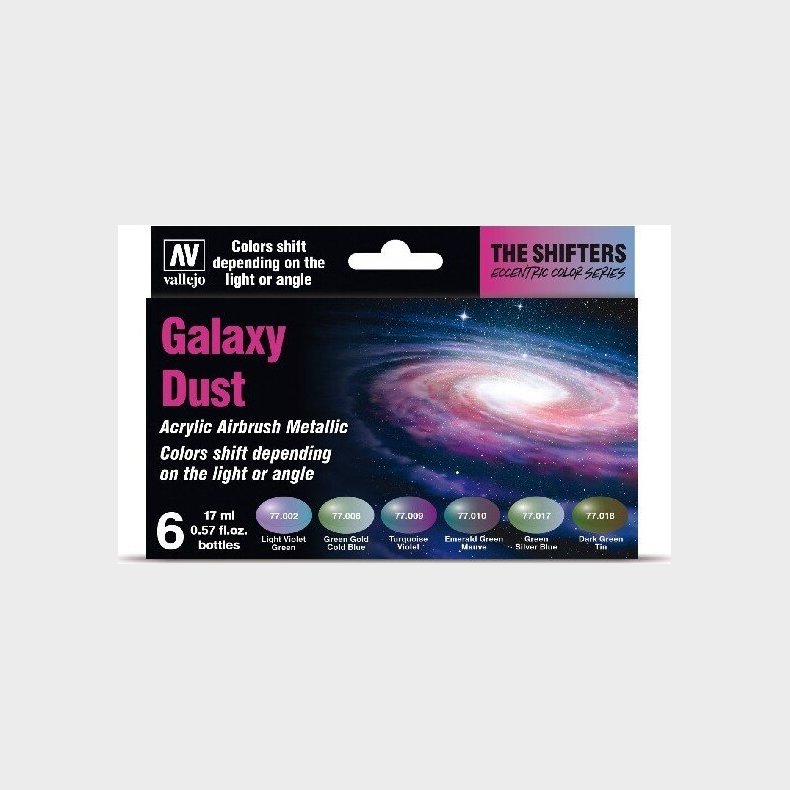 Vallejo - Shifters Galaxy Dust Maling St Til Modelhobby - 6x17 Ml