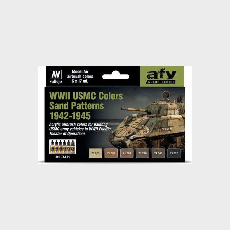 Vallejo - Wwii Usmc Colors Sand Patternes 1942-1945 - 71624