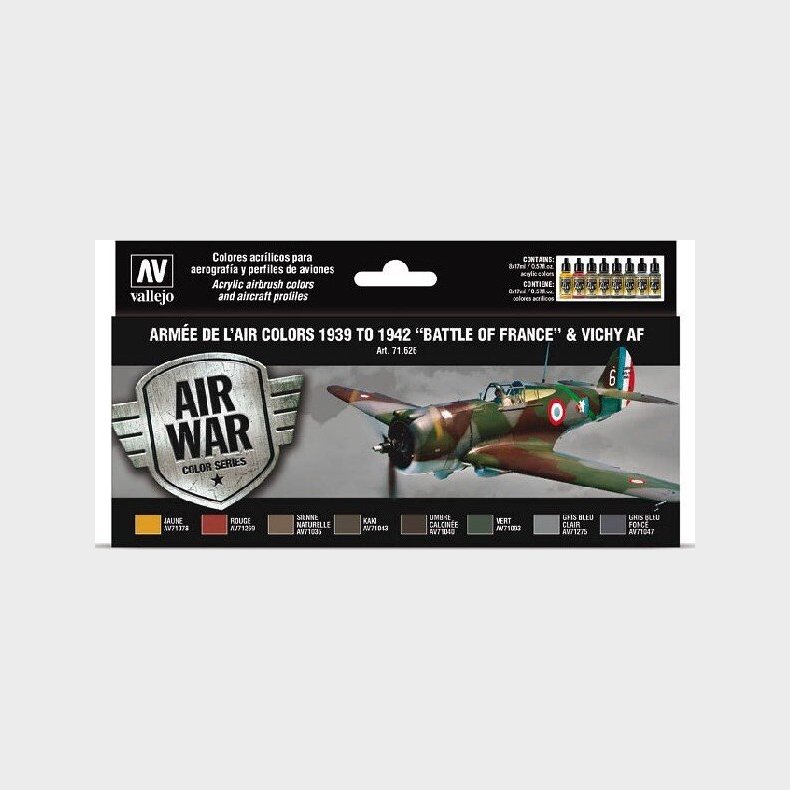 Vallejo - Air War Maling St - 1939-1942 - 8x17 Ml