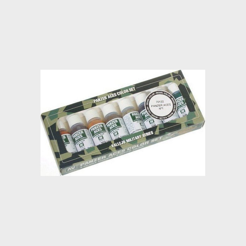 Vallejo - Model Color Maling St - Panzer Aces No. 1 - 8x17 Ml