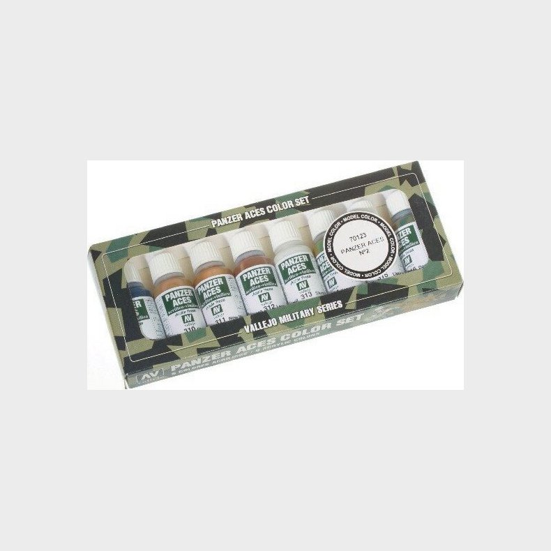 Vallejo - Model Color Maling St - Panzer Aces No. 2 - 8x17 Ml