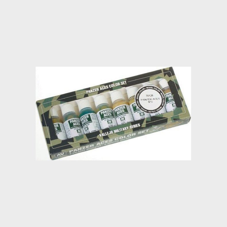 Vallejo - Model Color Maling St - Panzer Aces No. 3 - 8x17 Ml