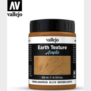 Vallejo - Earth Texture - Brown Earth 200 Ml