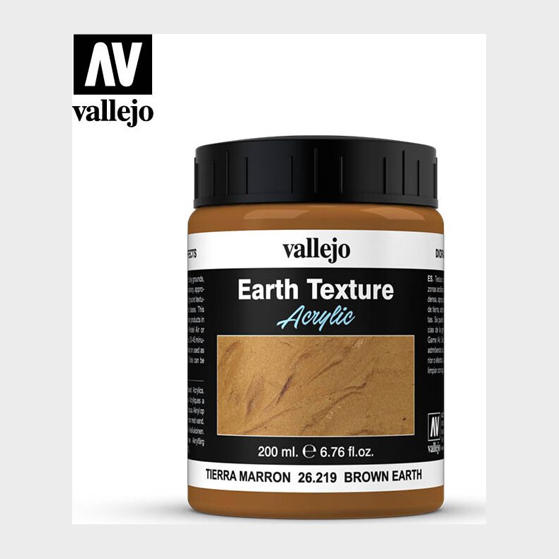 Vallejo - Earth Texture - Brown Earth 200 Ml